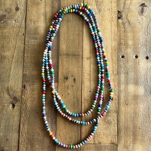 Noonday Collection Dainty Paper Beads Necklace